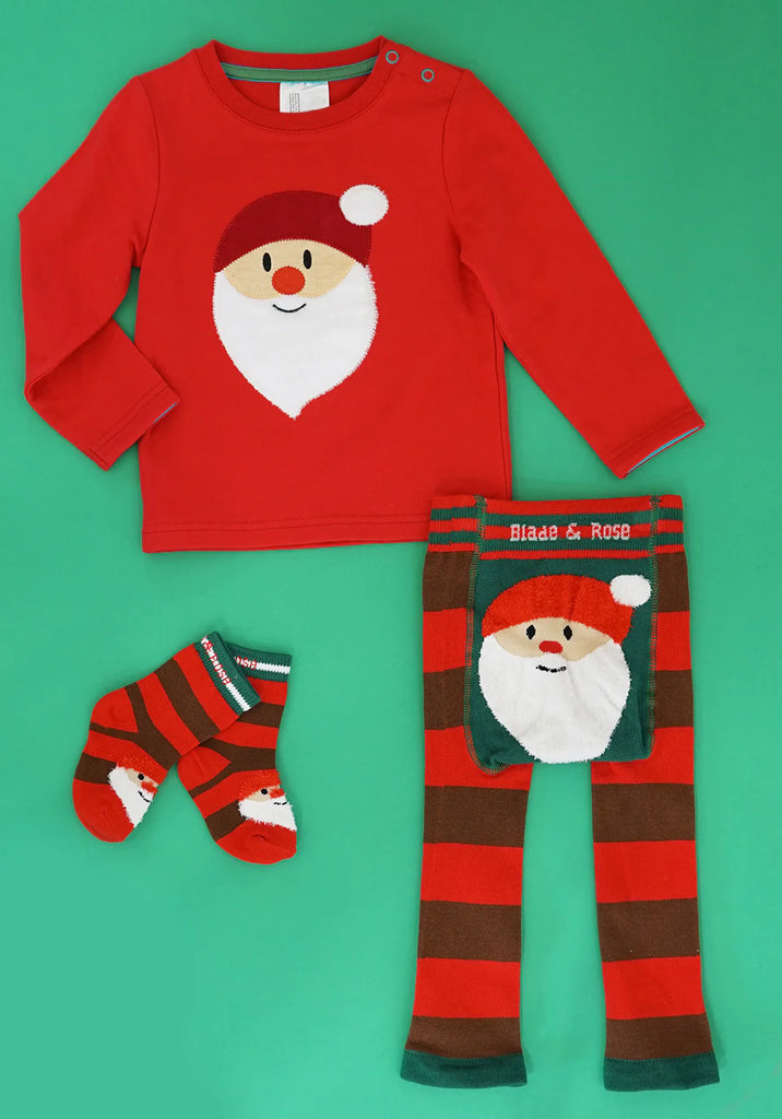 Blade & Rose Santa Leggings - Sold by Say It Baby Gifts