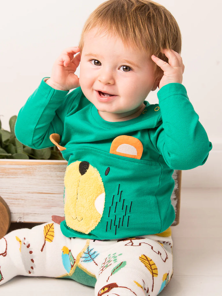 Wild Woodland Gift Bundle - a gorgeous gift set containing beautiful matching items featuring a sweet bear soft toy. Sold by Say It Baby Gifts
