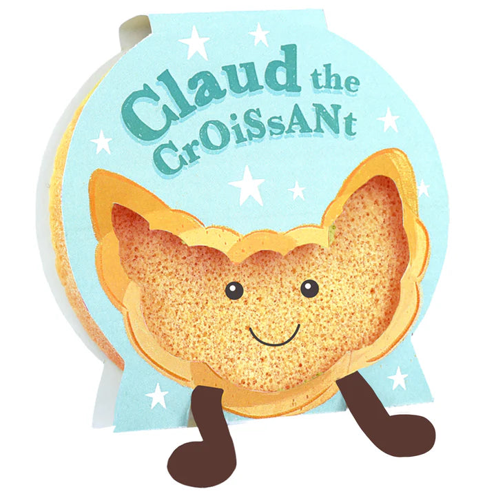 Bomb Cosmetics Claude the Croissant Buddy Buffer - made with pure essential oils.