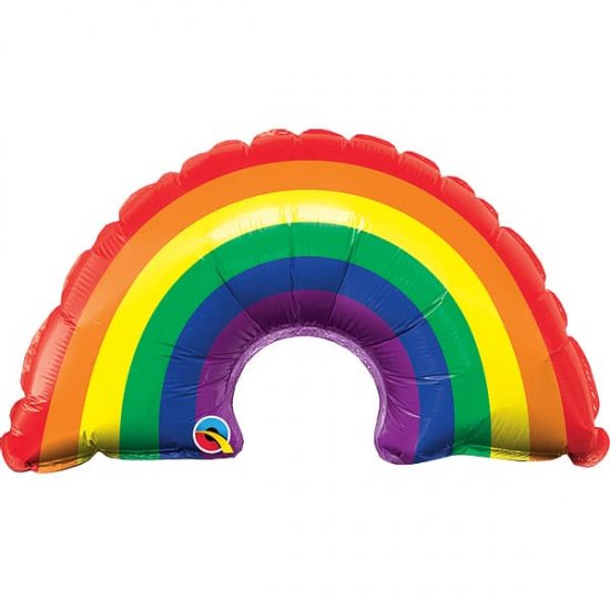 Rainbow Air Filled Balloon