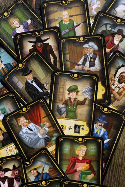 Carson City The Card Game  - compete with your opponents to develop the most prosperous city in Carson.