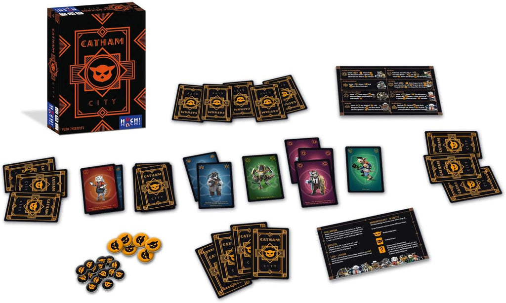 Catham City Card Game - cards