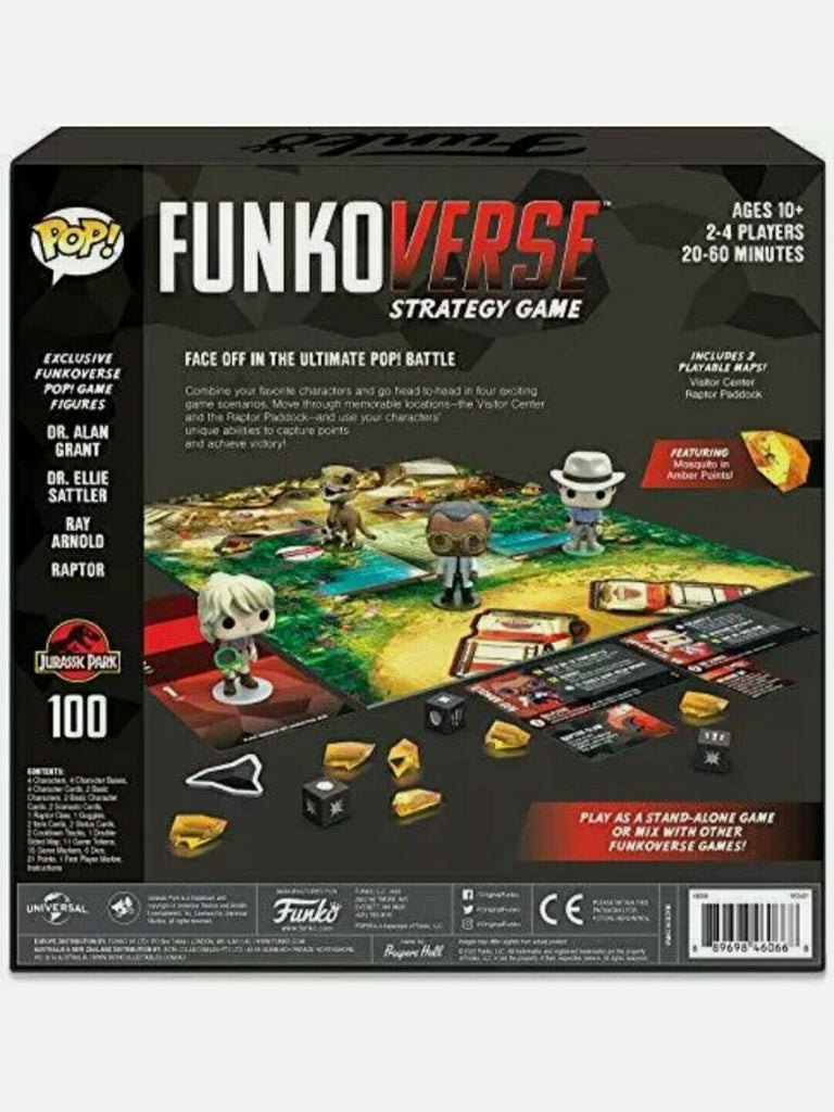 Jurassic Park Funkoverse Strategy Game - 4 Figure Pack Funko