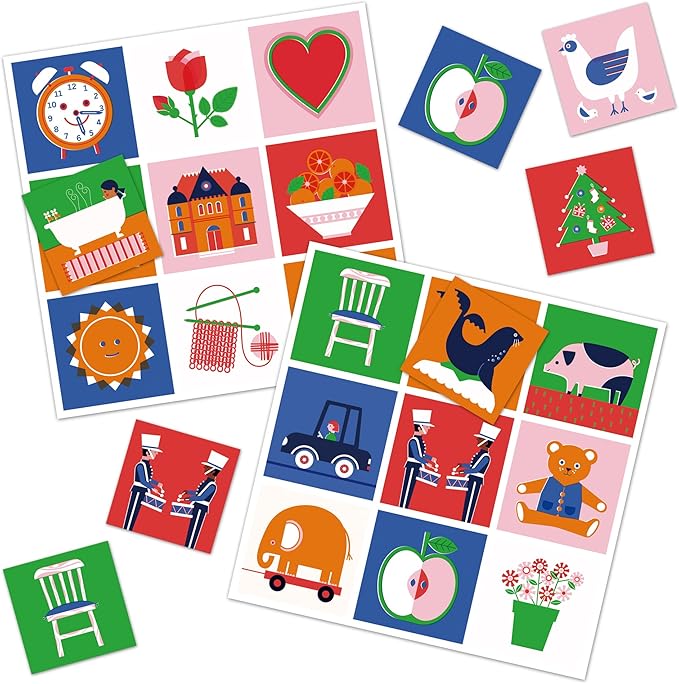 Galt Toys Picture Lotto Game - a classic matching game for kids aged 4 and up. Colourful pieces