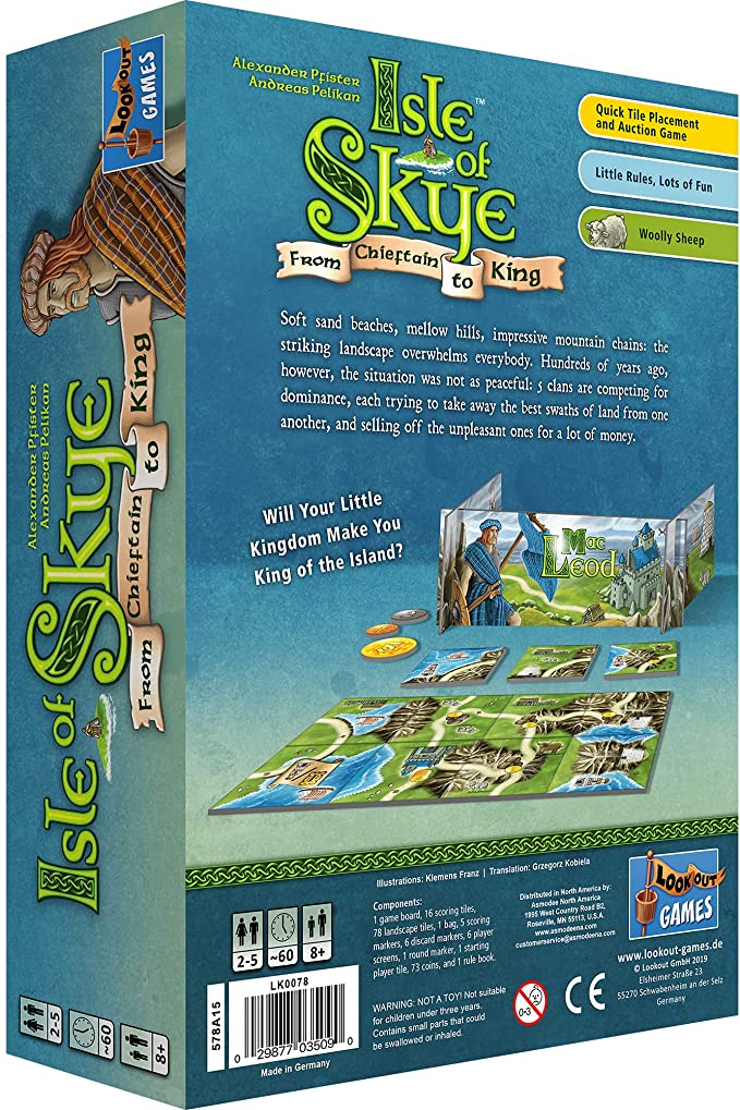 Isle of Skye: From Chieftain to King Lookout Games