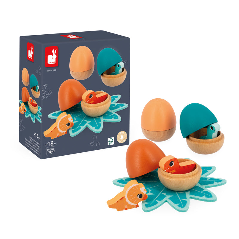 Janod Dino Suprise Eggs Kids Game. Sold by Say It Baby Gifts