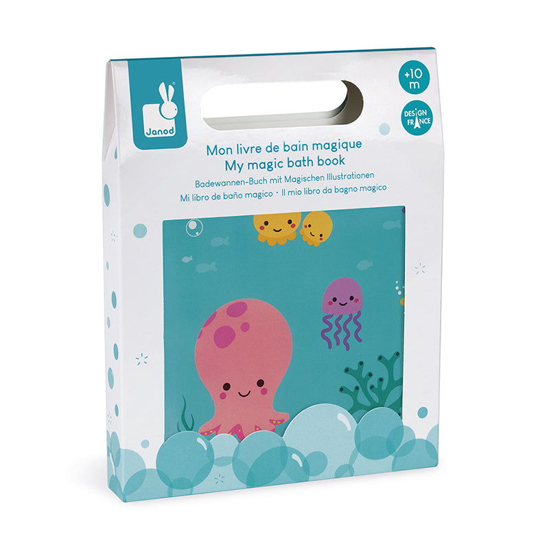 Janod My Magic Bath Book - sold by Say It Baby Gifts