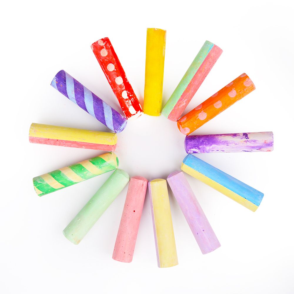 Jar Melo Super Jumbo Crayons - a 24 colour kit with 2 holders with 24 bi-coloured pieces of chalk. Sold by Say It Baby Gifts