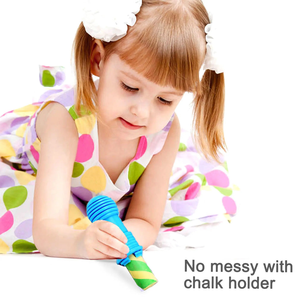Jar Melo Super Jumbo Crayons - a 24 colour kit with 2 holders with 24 bi-coloured pieces of chalk. Sold by Say It Baby Gifts