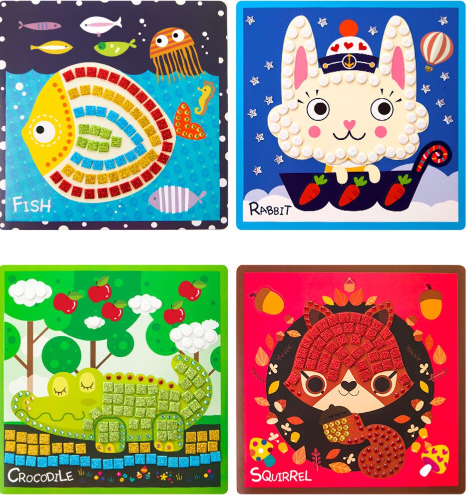 Animal Homeland Mosaics Craft Kit by Jaro Melo.