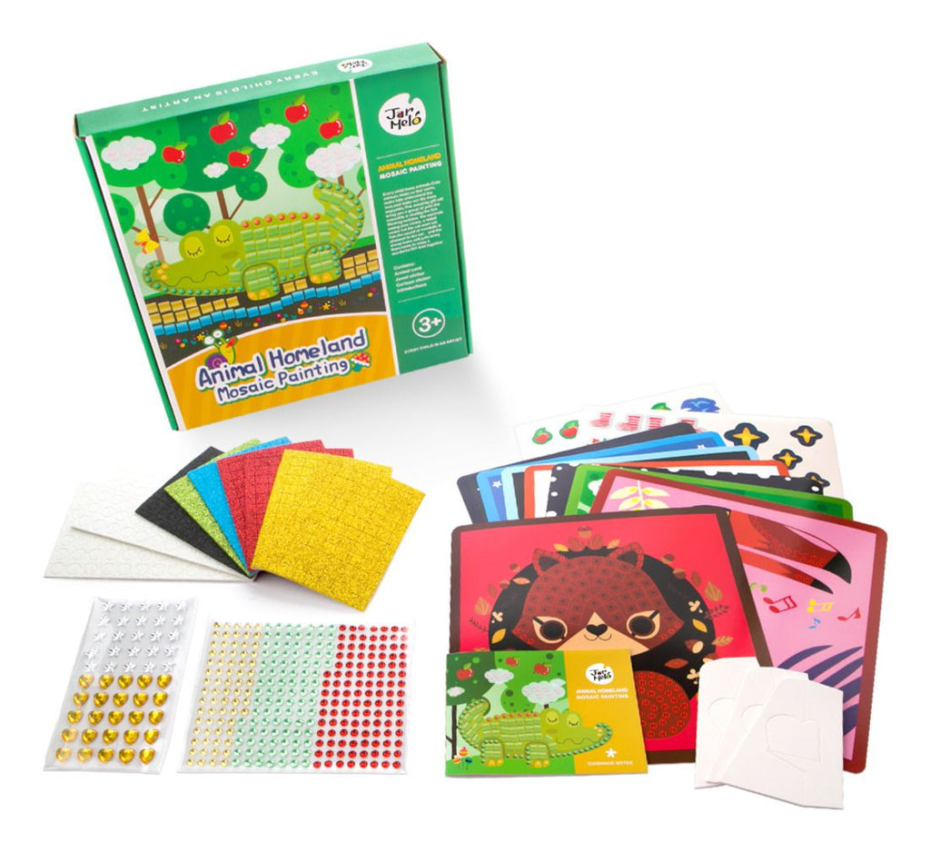 Animal Homeland Mosaics Craft Kit by Jaro Melo.