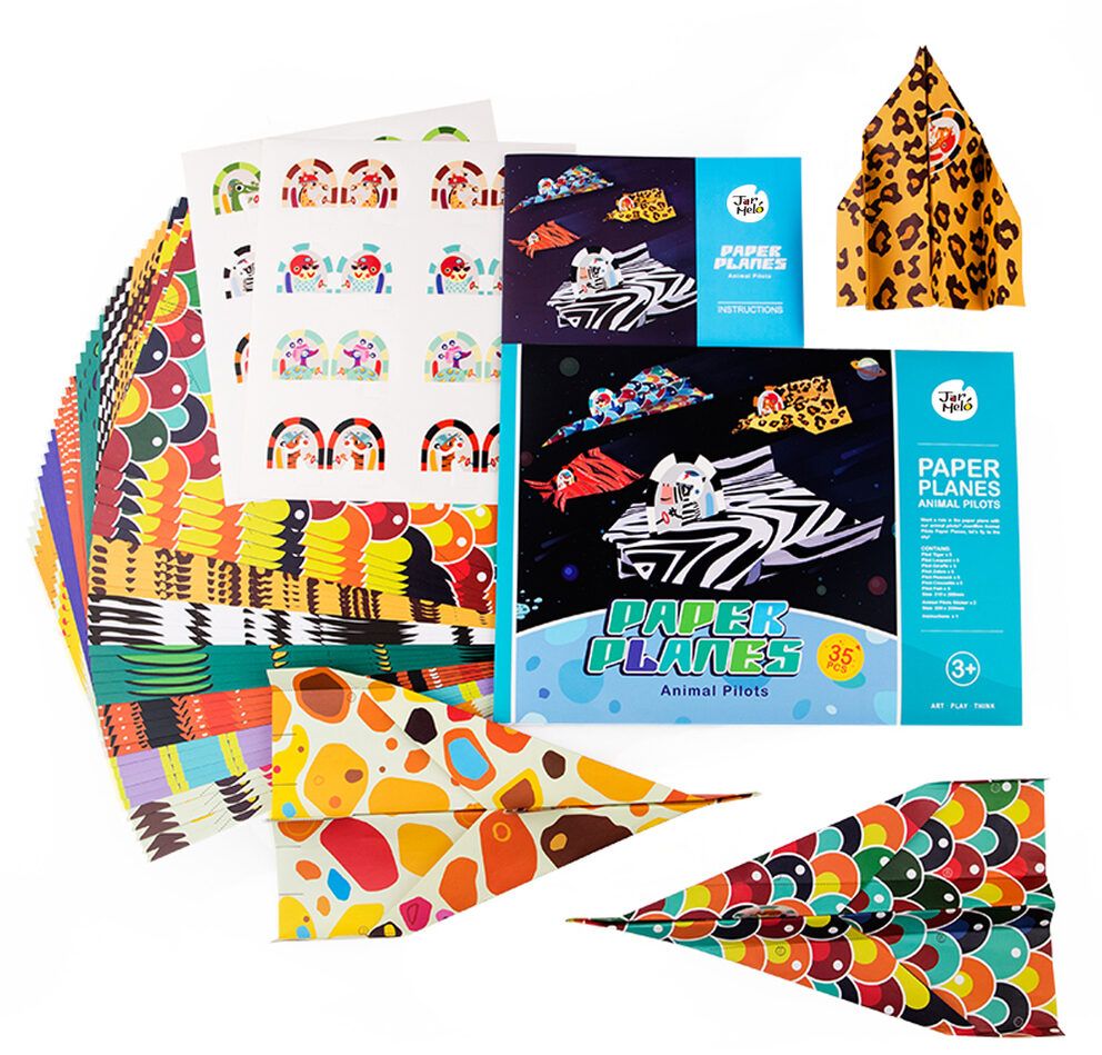 Amazing Origami Series Animal Pilots Paper Planes by Jaro Melo.