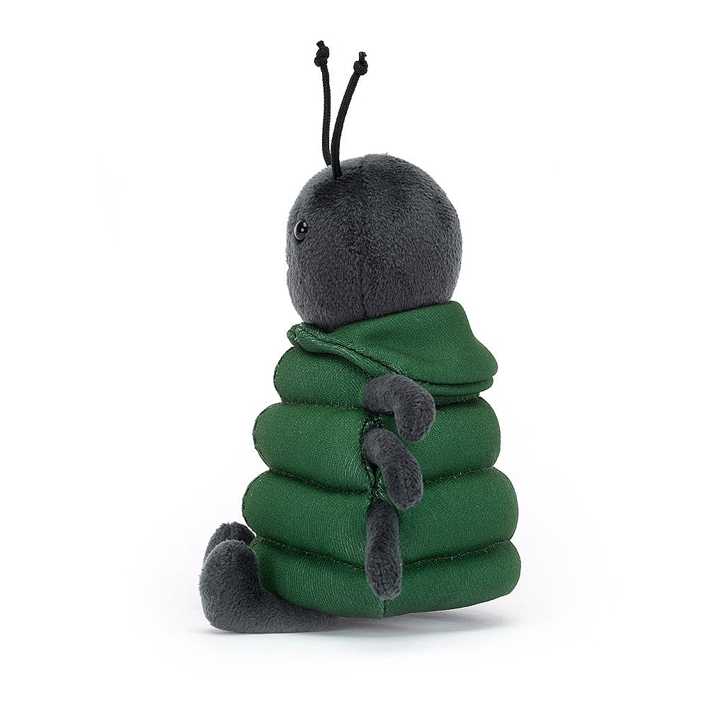 Say hello to Anoraknid Spider from Jellycat - a cute little critter sporting a fun anorak jacket! Sold by Say It Baby Gifts ANK3BS