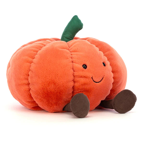 Jellycat Amuseable Pumpkin - a gorgeous squashy guy! Sold by Say It Baby Gifts