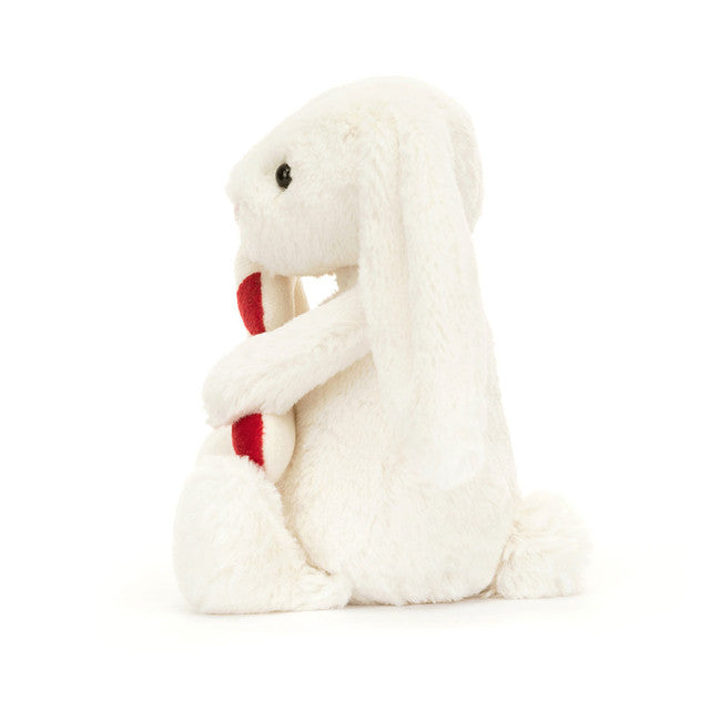 Jellycat Bashful Bunny with Candy Cane BB6CC Sold by Say It Baby Gifts