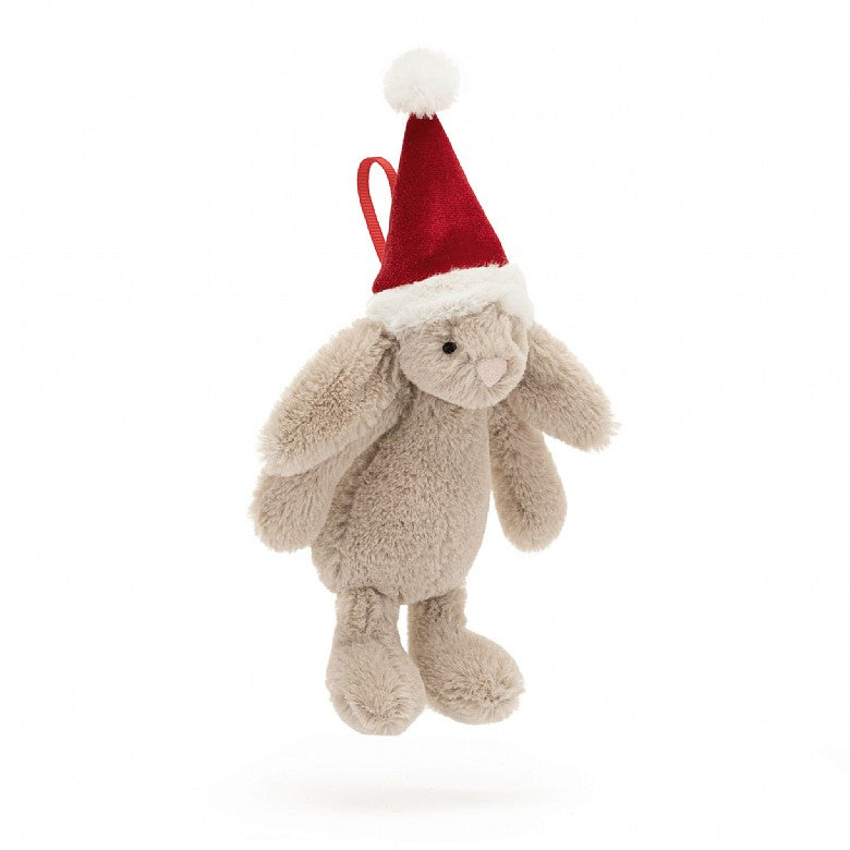 Jellycat Bashful Christmas Bunny Decoration - a gorgeous little bunny perfect for hanging! BAS6CBOR Sold by Say It Baby Gifts
