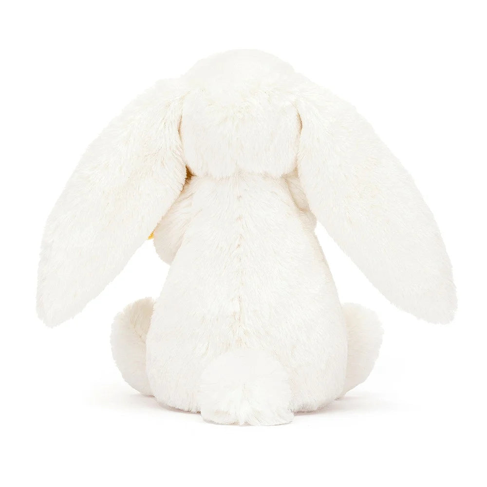 Jellycat Bashful Bunny With Daffodil. BB6DF Say It Gifts  - back view