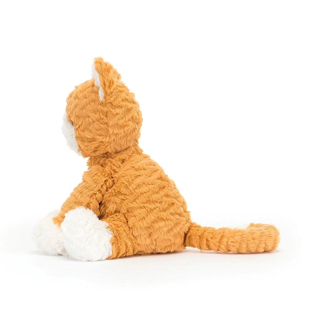 Jellycat Fuddlewuddle Ginger Cat - sold by Say It Baby Gifts - side view