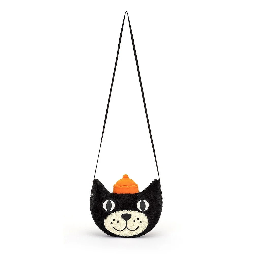 Jellycat Jack Bag - the original and iconic Jellycat cat Jack as a bag you can take on the go! JELC4BG  Sold by Say It Baby Gifts