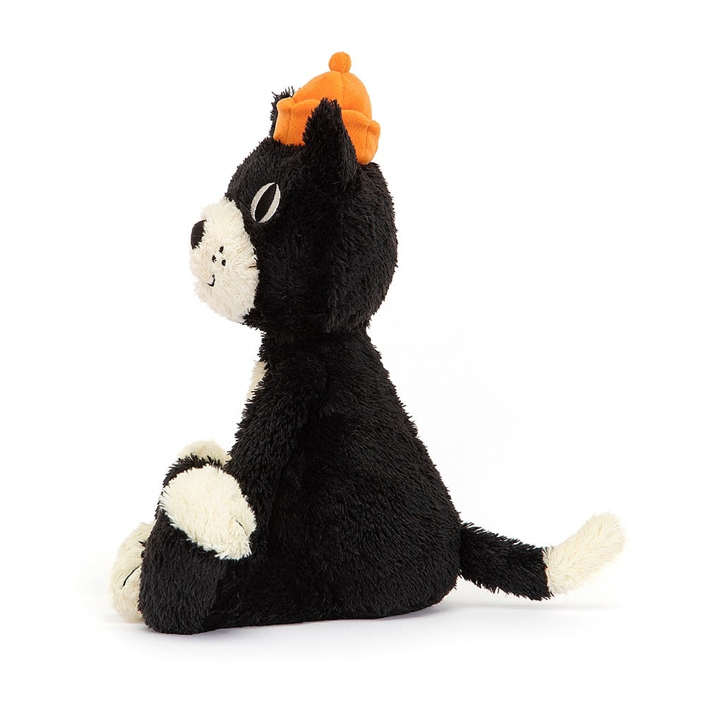 Jellycat Jack Original Size Cat JELC3M Sold by Say It Baby  - side view