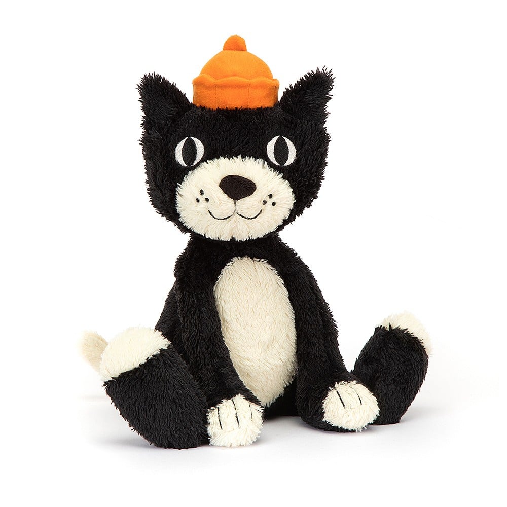 Jellycat Jack Original Size Cat JELC3M Sold by Say It Baby, front view