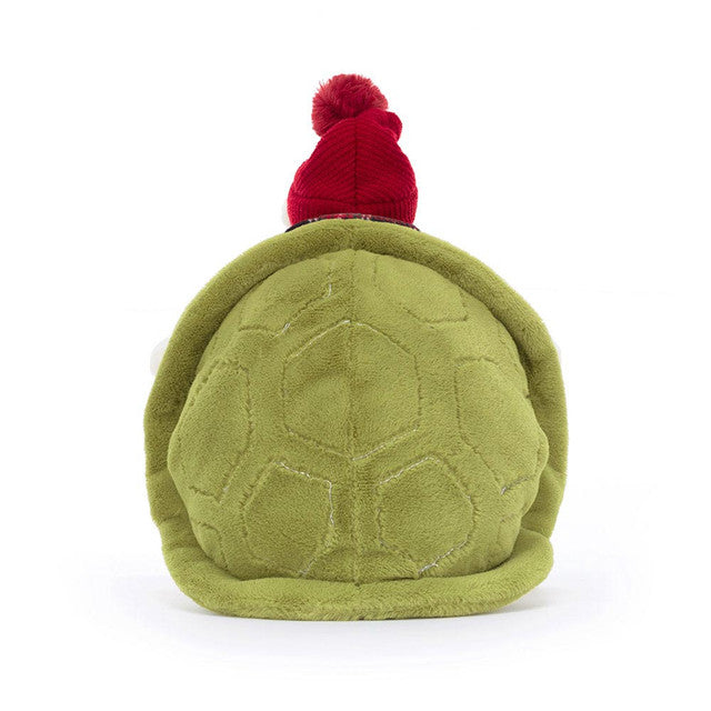 Jellycat Snowman Timmy Turtle TIM3TSM - Sold by Say It Baby Gifts - back view