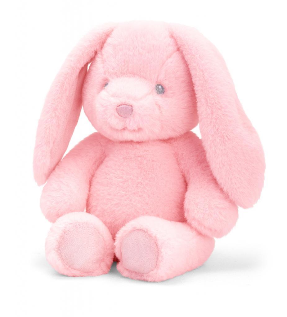 Keel Toys soft baby toy in pink