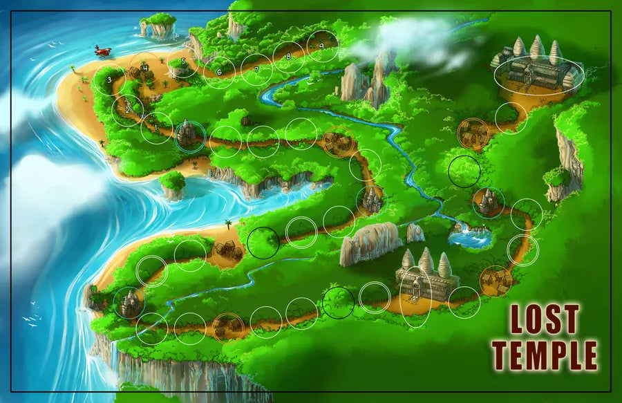 Lost Temple Board Game by White Goblin Games. Sold by Board Hoarders - board