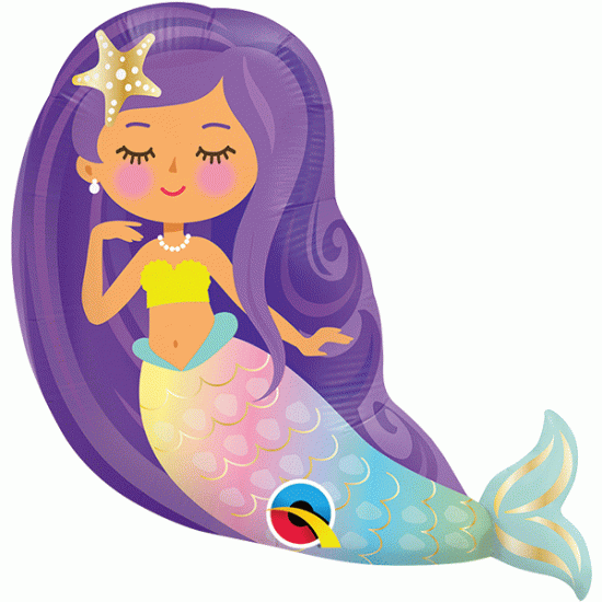 Mermaid Air Filled Balloon