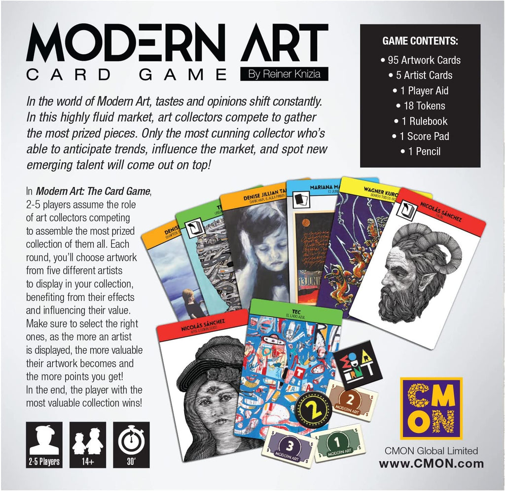 Modern Art - The Card Game CMON