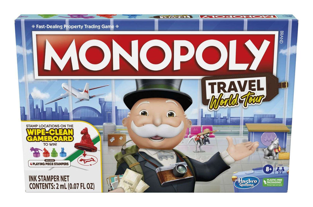The Monopoly Travel World Tour board game is a twist on classic Monopoly board gameplay! Sold by Board Hoarders