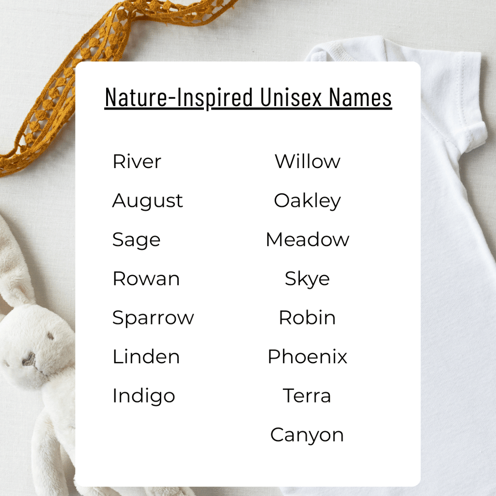 Nature Inspired Unisex Baby Names