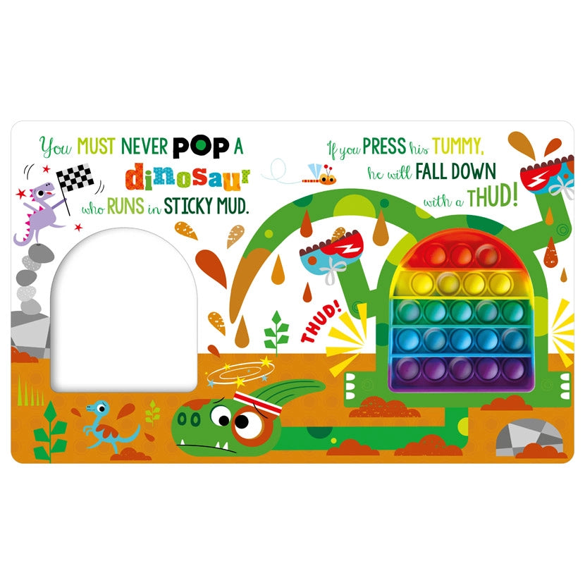 Never Never Pop A Dinosaur Book - inside story