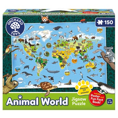 Orchard Toys Animal World Jigsaw Puzzle Orchard Toys