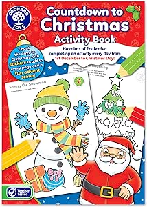 Orchard Toys Animals Colouring Book -  25 fun festive activities, plus stickers, a pull out advent scene and letter to Santa! Sold by Say It Baby Gifts