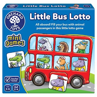 Orchard Toys Little Bus Lotto Mini Game Orchard Toys