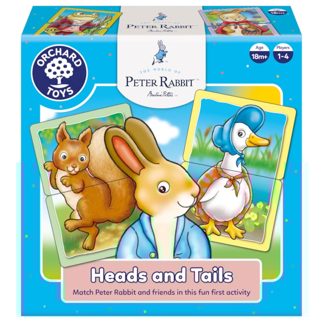 Orchard Toys Peter Rabbit Heads and Tails Game