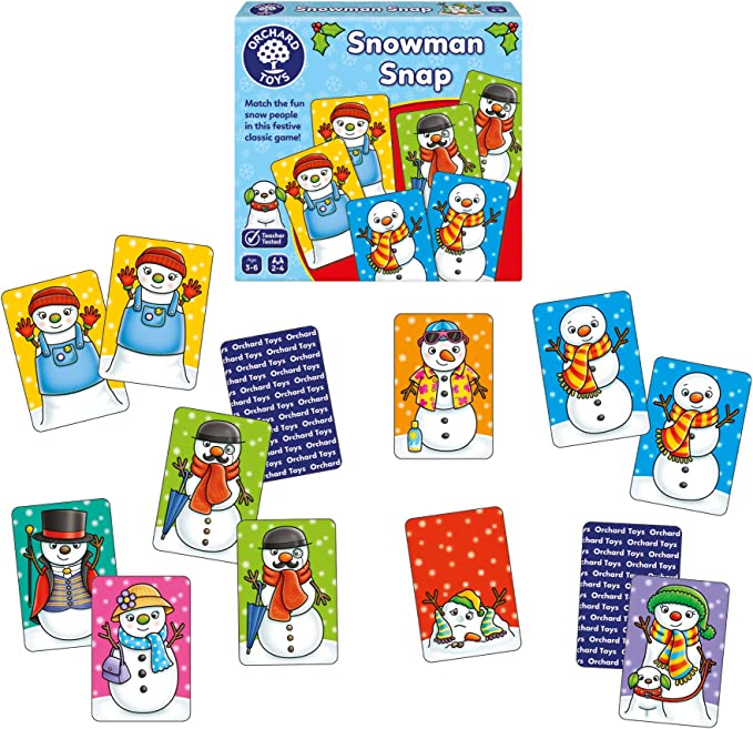 Orchard Toys Snowman Snap Mini Game Orchard Toys