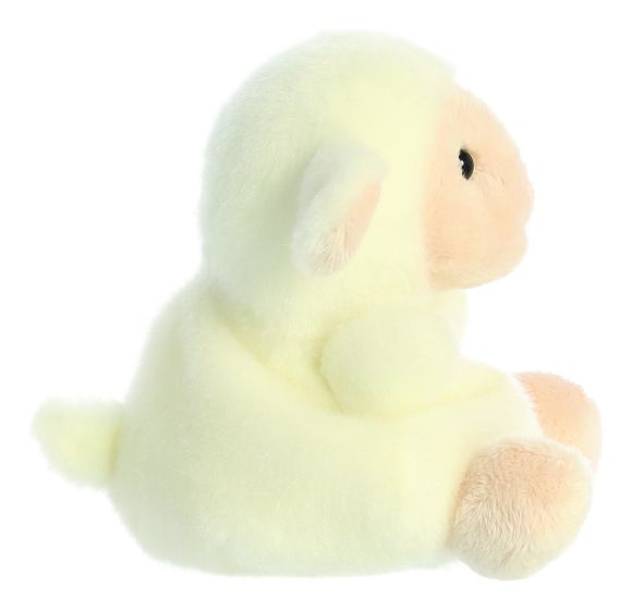 Aurora Palm Pals Lamb Soft Toy - a gorgeous collectable little toy that will fit perfectly in your palm! Side view
