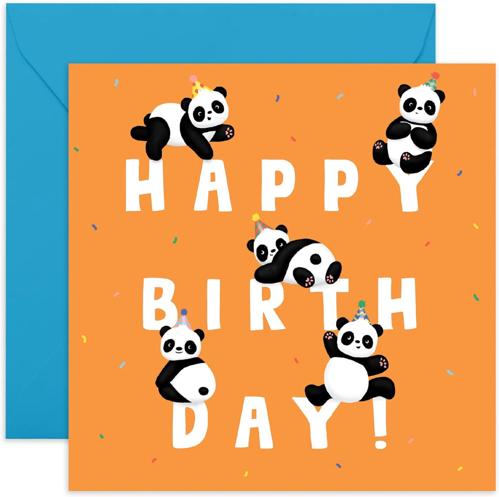 Pandas Happy Birthday Card Central 23.