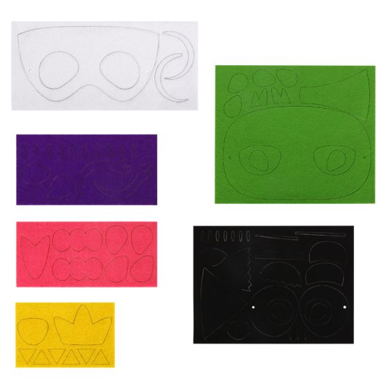 Party in The Forest Fabric Mask Craft Kit