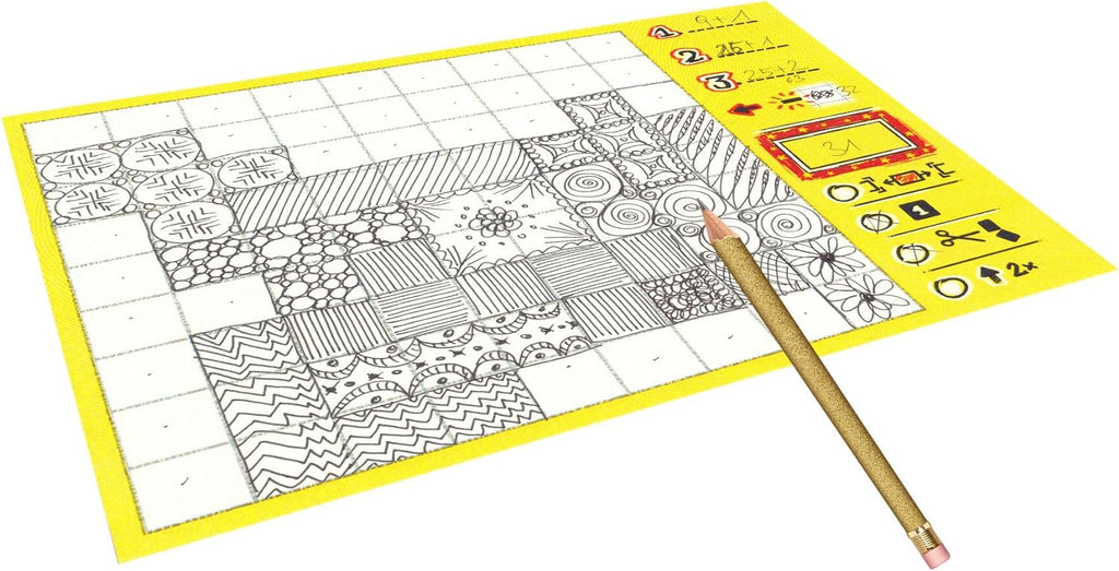 Patchwork Doodle is a roll-and-write version of Patchwork Sold by Board Hoarders
