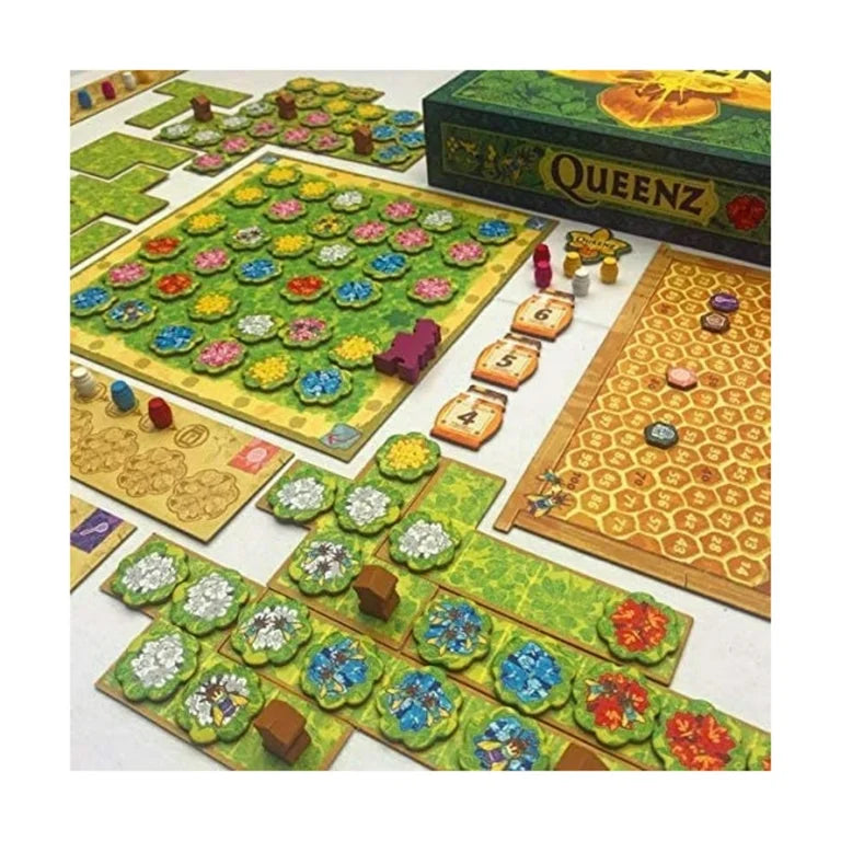 Queenz Board Game by Mandoo Games in play