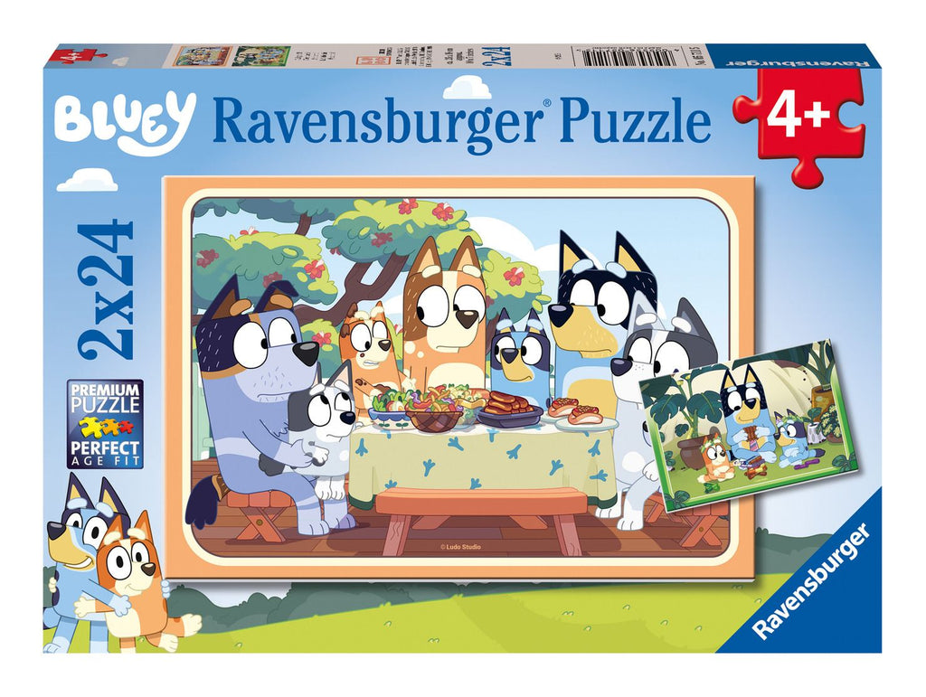Ravensburger Bluey 2x 24 Piece Jigsaw Puzzle