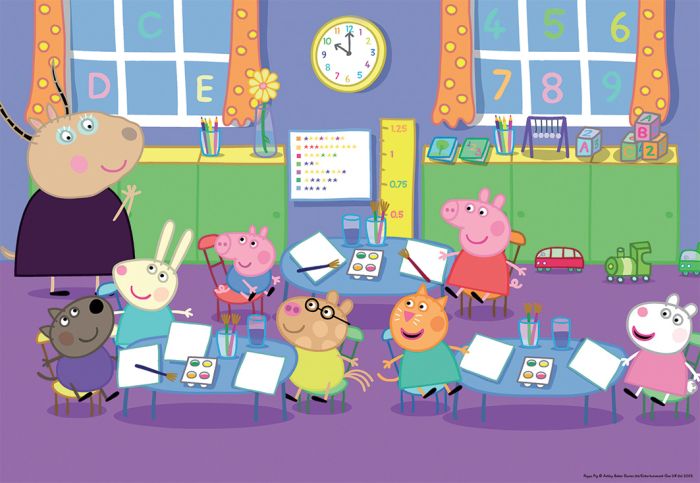 Ravensburger Peppa Pig Jigsaw Puzzle - a bright and colourful duo jigsaw puzzle inspired by Peppa Pig and friends. Puzzle 1 