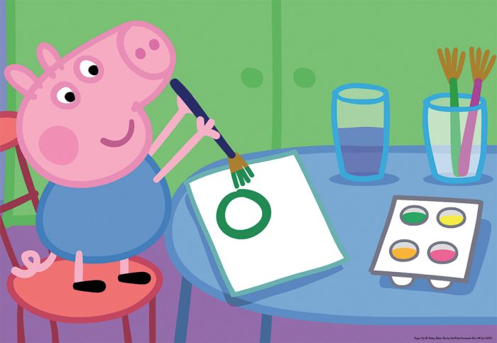 Ravensburger Peppa Pig Jigsaw Puzzle - a bright and colourful duo jigsaw puzzle inspired by Peppa Pig and friends. Puzzle 2