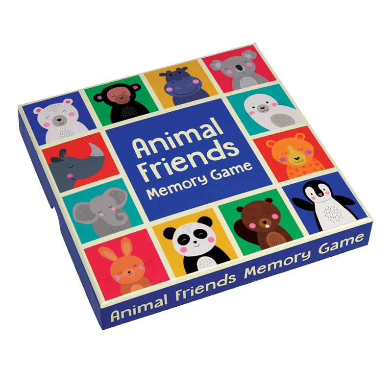 Rex London Gioco Di Memoria Animal Friends – 24 Carte Con Illustrazioni Colorate Per Bambini