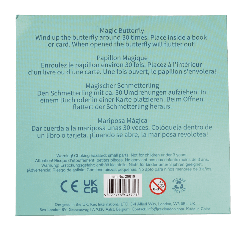 Rex London Magic Butterfly - Blue