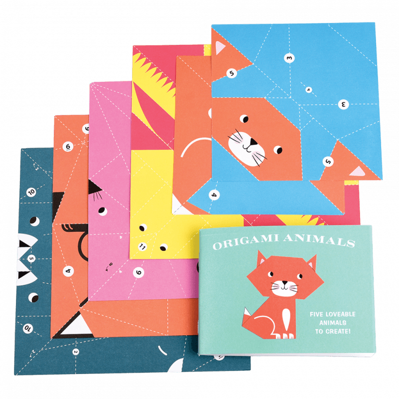Rex London Children's Origami Kit - Animals. Sold by Say It Gifts - sheets