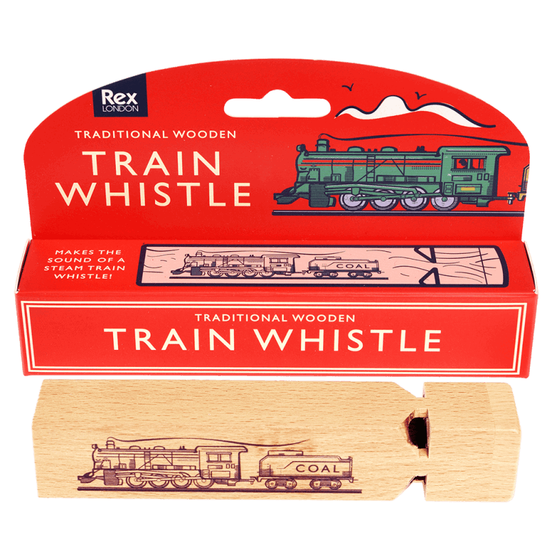 Rex London Traditional Wooden Train Whistle